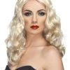 Smiffys Glamorous Blonde Wavy Wig Women's 2 Smiffys Glamorous Blonde Wavy Wig Women's
