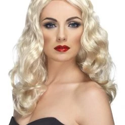 Smiffys Glamorous Blonde Wavy Wig Women's