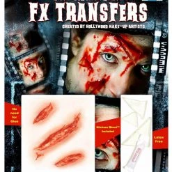 Tinsley Special FX Makeup Glass Shards Special FX Temporary Tattoo