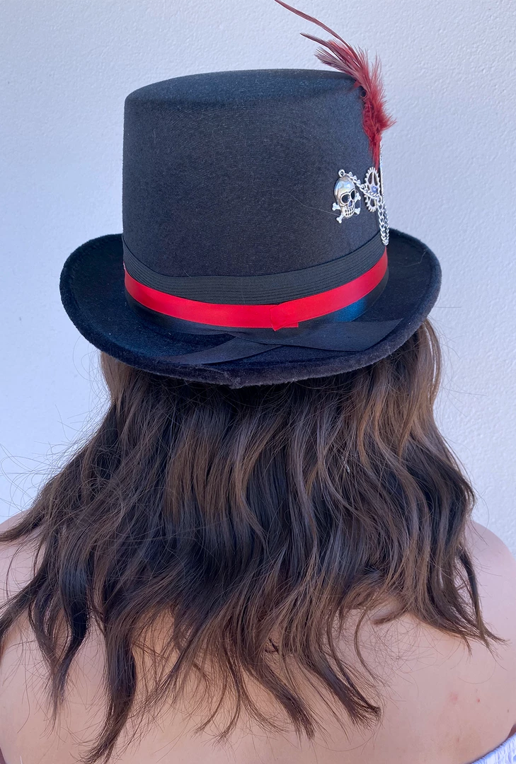 Craft Steampunk Red Skull Hat With Goggles (CCC) 5 Craft Steampunk Red Skull Hat With Goggles (CCC)