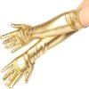 AnneCart 45cm Gold Metallic Gloves 1 AnneCart 45cm Gold Metallic Gloves