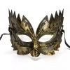Vivi Wang Gold Metallic Warrior Eye Mask Steampunk