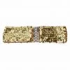 Jacky Wang Belts & Harnesses Gold Sequin Stretch Disco Belt