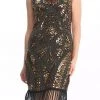 Best Dance Black & Gold Embellished 1920s Gatsby Dress