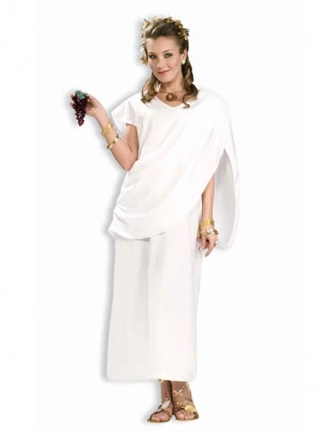 Unknown Grecian Woman White Toga Adults 3 Unknown Grecian Woman White Toga Adults