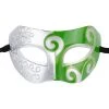 DHGate Green And Silver Spiral Eye Mask Masks & Eyemasks