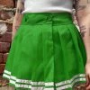 Cara Skirts Adjustable Green Cheerleader Skirt