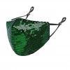 Hurly-Burly Face Masks Sequin Green Face Mask