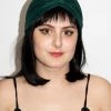 Jacky Wang Deep Green Turban Hair Accessories