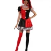 Trademart Adults Harlequin Girl Costume