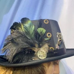 Craft Strappy Cogs And Key Steampunk Top Hat (RR)