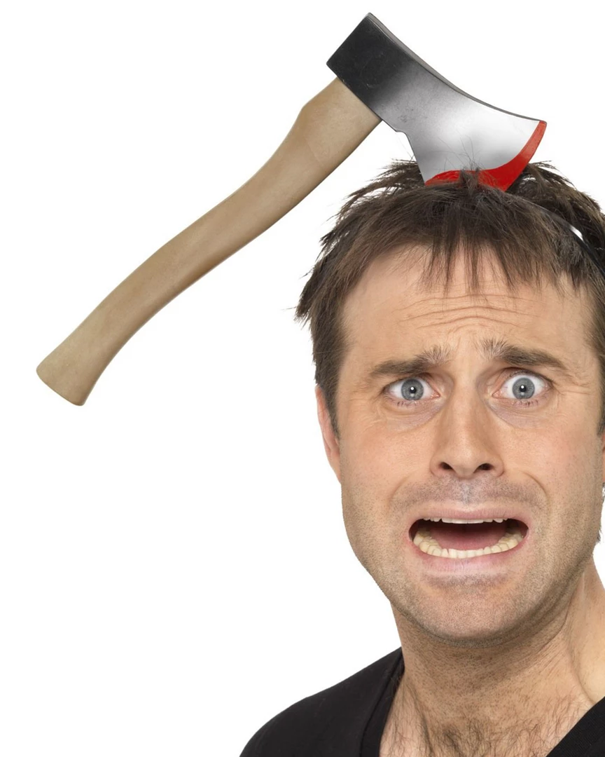Smiffys Hatchet Through Head Headbands 3 Smiffys Hatchet Through Head Headbands