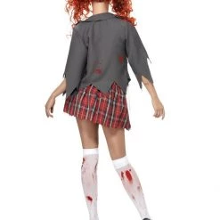 Smiffys High School Horror Zombie Schoolgirl Costume Back To School