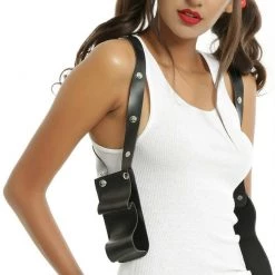 AnneCart Halloween Harley Quinn Over The Shoulder Gun Holster