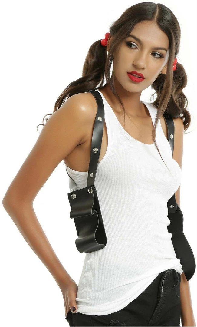 AnneCart Halloween Harley Quinn Over The Shoulder Gun Holster 4 AnneCart Halloween Harley Quinn Over The Shoulder Gun Holster