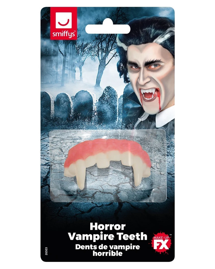 Smiffys Special FX Makeup Horror Vampire Teeth 3 Smiffys Special FX Makeup Horror Vampire Teeth