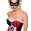 Rubies Halloween Harley Quinn Mask 1 Rubies Halloween Harley Quinn Mask