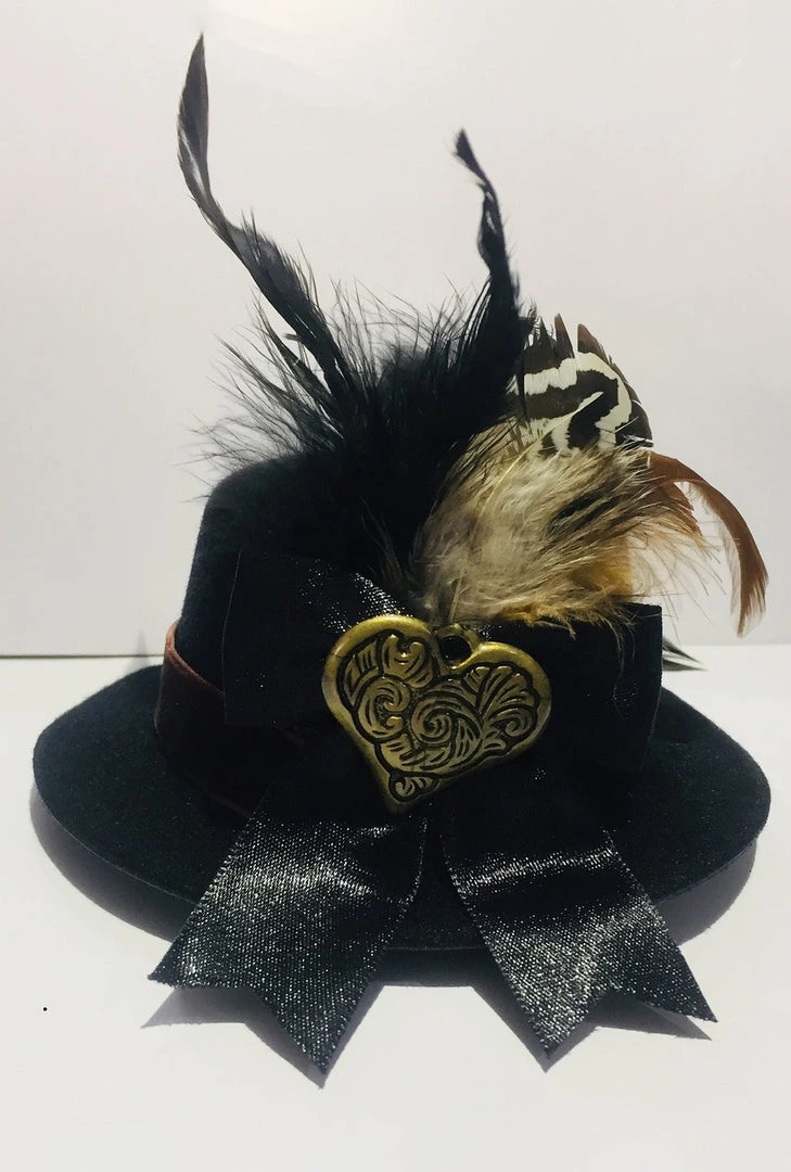 Craft Steampunk Mini Heart Top Hat (D) 3 Craft Steampunk Mini Heart Top Hat (D)