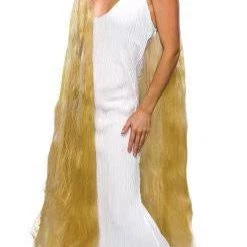 Rubies Extra Long Blonde Lady Godiva Wig Wigs