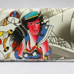 Hurly-Burly Purse Tattoo Pinup Sailor Girl
