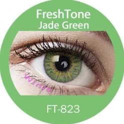 Dinna Freshtone Blends: Jade Green Contact Lenses