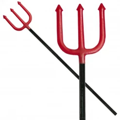 Dormar Halloween Collapsible Red Trident Pitchfork