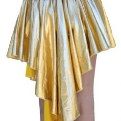 Muchie Metallic Gold Bustle Skirt Skirts