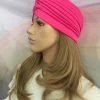 Jacky Wang Bright Pink Turban
