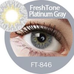 Dinna Freshtone Platinum Grey Contact Lenses