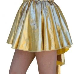 Muchie Metallic Gold Bustle Skirt Skirts