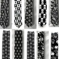 Hurly-Burly (D) Neck Ties Assorted Skull Neckties