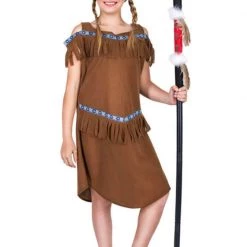 Cut Price Children's And Infants Native American Girl Costume