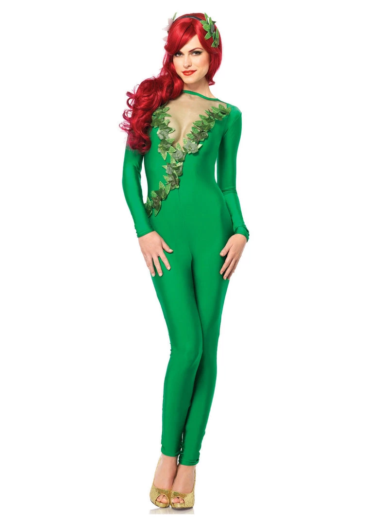 Leg Avenue Superheros & Villians Poison Ivy Bodysuit 3 Leg Avenue Superheros & Villians Poison Ivy Bodysuit