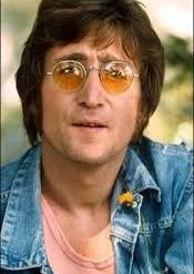 Gold Star Hippy Circle Yellow Glasses