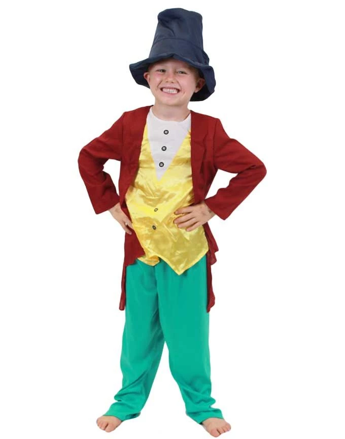 Gold Star Kids Boys Wonka Chocolate Factory Costume 3 Gold Star Kids Boys Wonka Chocolate Factory Costume