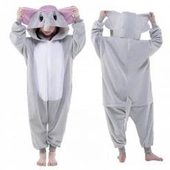 AnneCart Kid' Grey Elephant Onesie
