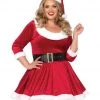 Christmas Costumes Leg Avenue Ladies Plus Size Santa Costume