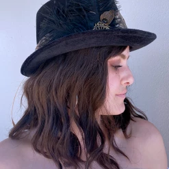 Craft Steampunk Lace Hearts And Chains Hat (YY)