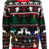 William H Outerwear Deluxe LED Light-Up Christmas Sweater 1 William H Outerwear Deluxe LED Light-Up Christmas Sweater