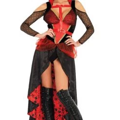 Leg Avenue Adults Rebel Red Queen Costume