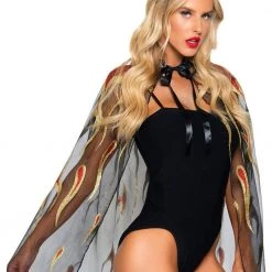 Leg Avenue Devil Horns And Cloak Halloween