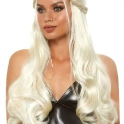 Leg Avenue Khaleesi Dragon Queen Blonde Wig Medieval