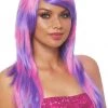 Leg Avenue Purple And Pink Cheshire Cat Wig