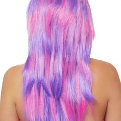 Leg Avenue Purple And Pink Cheshire Cat Wig