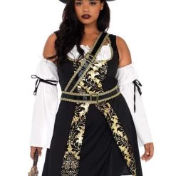 Leg Avenue Pirate Plus Black Sea Buccaneer Costume