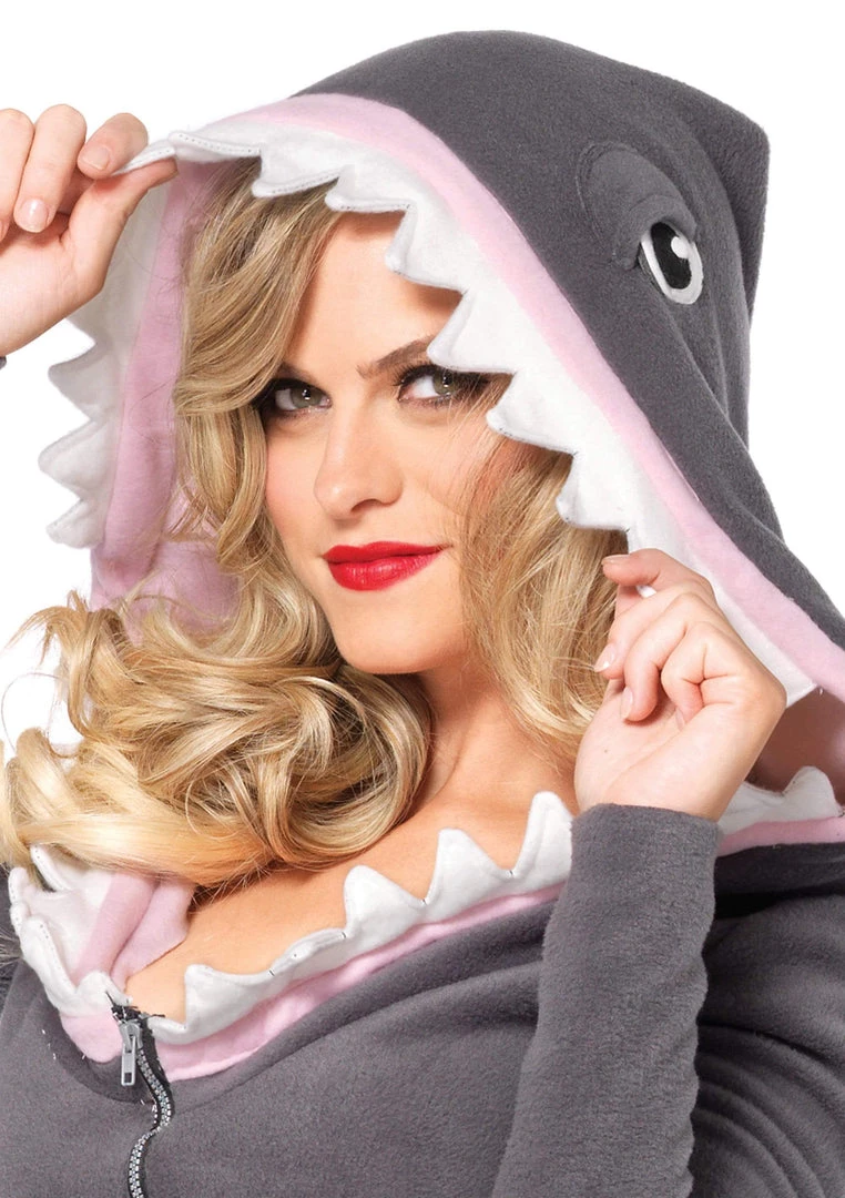 Leg Avenue Adults Cozy Shark Costume Dress 4 Leg Avenue Adults Cozy Shark Costume Dress