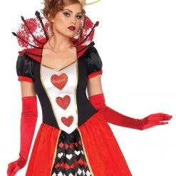 Leg Avenue Deluxe Queen Of Hearts Costume Gown Adults