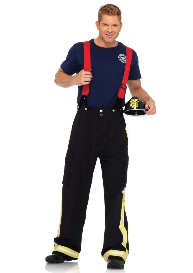 Leg Avenue Adults Men's Fire Captain Costume 4 Leg Avenue Adults Men's Fire Captain Costume