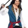 Leg Avenue Men's Pirate Scoundrel Costume Adults 2 Leg Avenue Men's Pirate Scoundrel Costume Adults