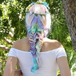 Leg Avenue Pride Pastel Rainbow Wavy Wig
